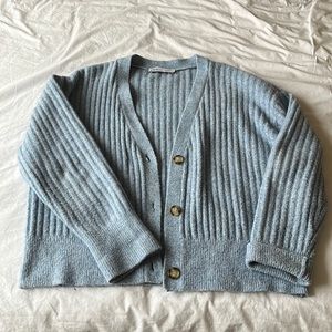 zara cardigan button up sweater